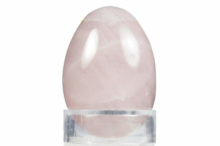 Polished Rose Quartz Egg - South Dakota #356248